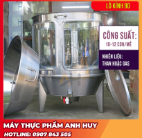 LÒ QUAY VỊT KÍNH 90