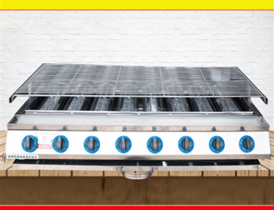 Bếp nướng 4 - 6 - 8 họng đốt dài