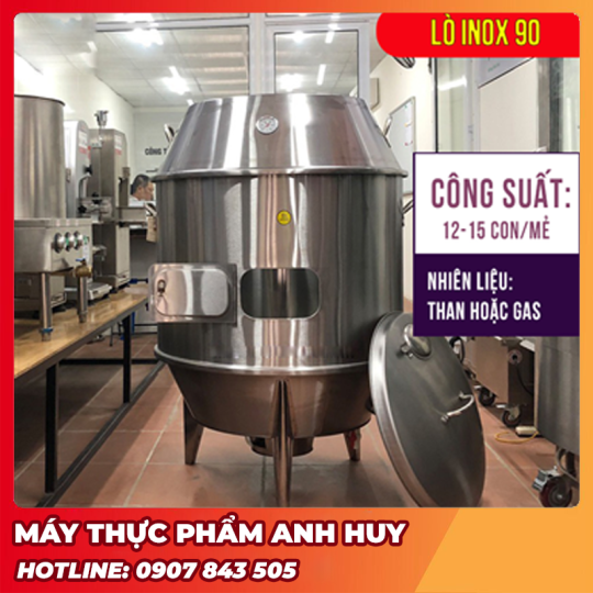 Lò Quay Vịt 90 Inox