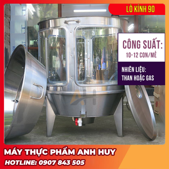 LÒ QUAY VỊT KÍNH 90