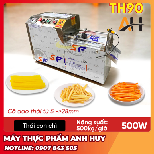 Máy thái rau củ con chì công nghiệp TH90