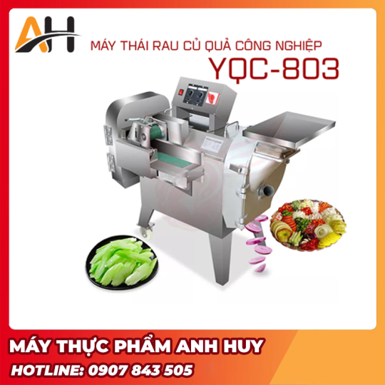 Máy thái rau củ quả công nghiệp YQC 803