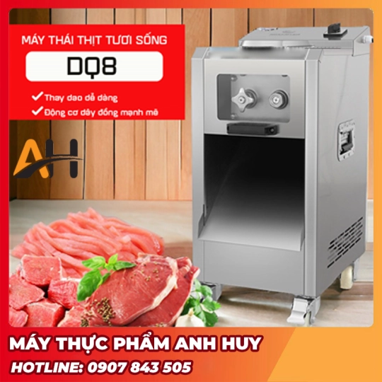 Máy Thái Thịt Tươi Sống Công Nghiệp DQ-8