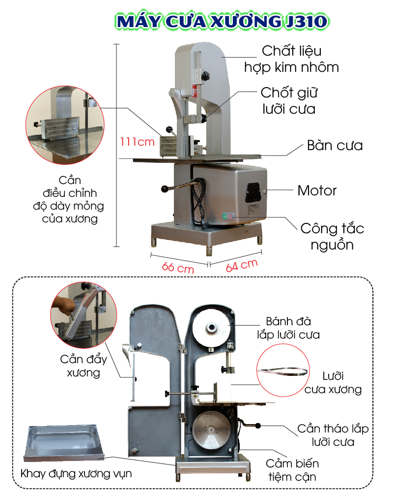 Máy cưa xương J310